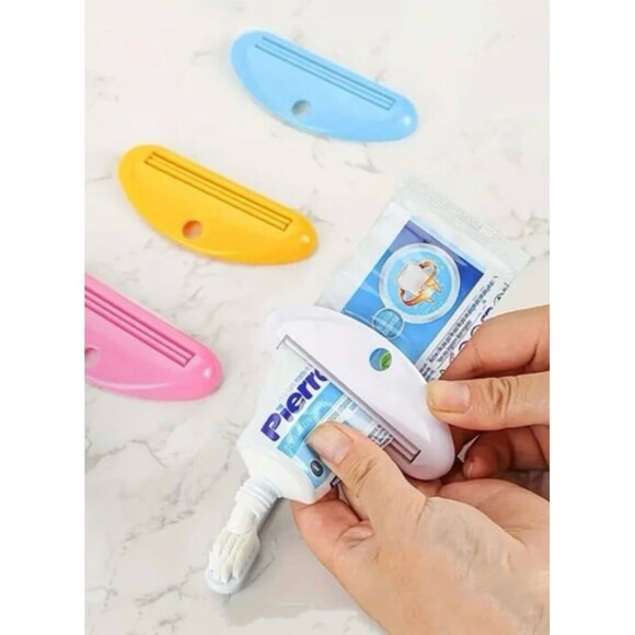 Manual toothpaste squeezer (2 piece set - white) - Picture 5 of 6